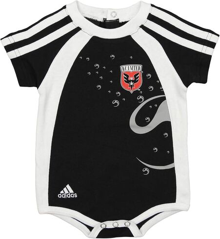 Outerstuff MLS Infant Boys D.C. United Soccer Club Goalie Creeper With Bib & Booties Set, 6-9 Months in Saudi Arabia