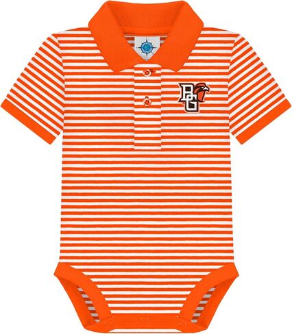Creative Knitwear College Baby Striped Polo Bodysuit - Team Logo, Multiple Colors, for Boys & Girls (0-12 Months) in Kuwait