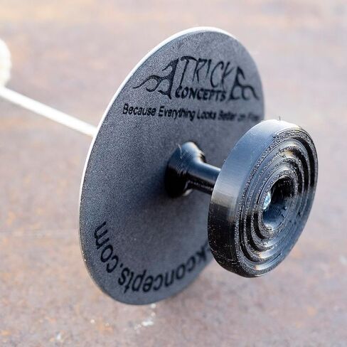 زوج من مشاعل النخيل الخماسية (مجموعة) - قبضة المقبض لرقص النار والتدفق، بواسطة: Trick Concepts in Kuwait