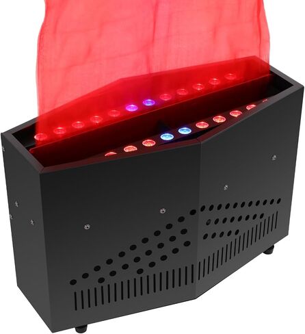 ضوء لهب النار المزيف، 36 مصباح LED اصطناعي، مصباح لهب مقلد، 5 أقدام أحمر + أزرق تأثير جو المصباح للمرحلة الهالوين DJ إضاءة حفلات الملهى الليلي وحفلات إشعال النار في العطلات الخاصة in Kuwait