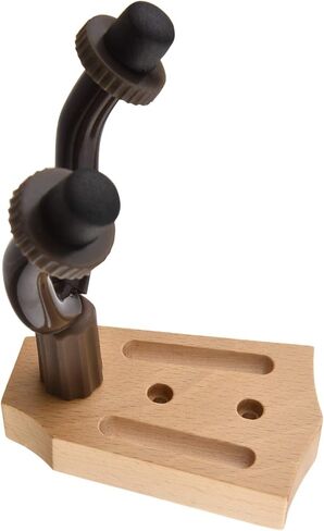 حامل حامل للتعليق على الحائط من خشب الزان، قضبان تثبيت حديدية، حامل عرض قابل للتعديل للكهرباء الصوتية والكمان والمندولين القيثارة، خفيف الوزن 155 جم وسهل التركيب (شماعة-3) in Kuwait