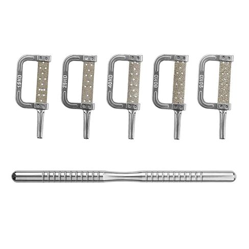 Dental IPR Strips Interproximal Enamel Reduction Handle IPR Kit 15-90 HD (IPR Plus Strip System Kit) in Kuwait