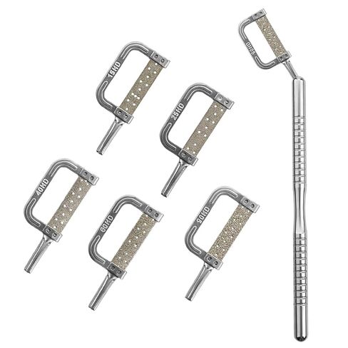 Dental IPR Strips Interproximal Enamel Reduction Handle IPR Kit 15-90 HD (IPR Plus Strip System Kit) in Kuwait