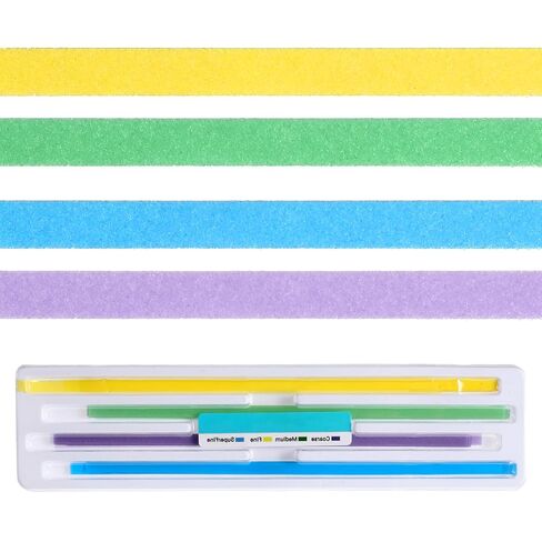 80Pcs Dental Polishing Strips Teeth Polishing Finishing Teeth Sanding Grinding Tool Kit Dental Polish Abrasive Strip 4mm x 150mm Finishing Tooth File Deep Tooth Cleaning for Oral Care Gloss Contouring in Kuwait