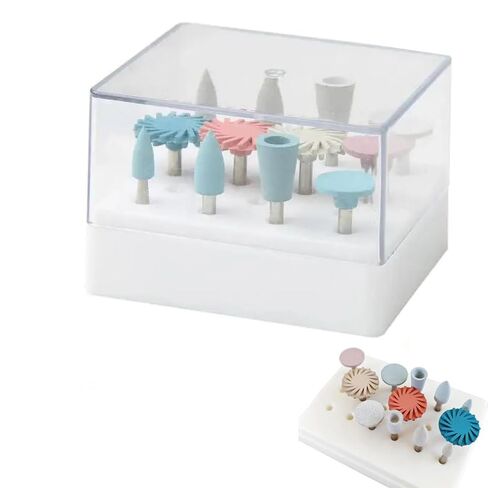 Dental Composite Polishing Kit Rubber Resin Polishing Wheel RA Disc Kit Grinding and Polishing Set Dentist Materials 12Pcs in Kuwait