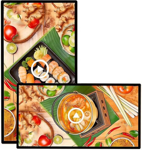 Commercial Advertising Player, Easy Setup Digital Signage, Supports Video & Image Looping, Perfect for Home, Store, Restaurant & Retail Advertising Display Touch-21.5" in Kuwait