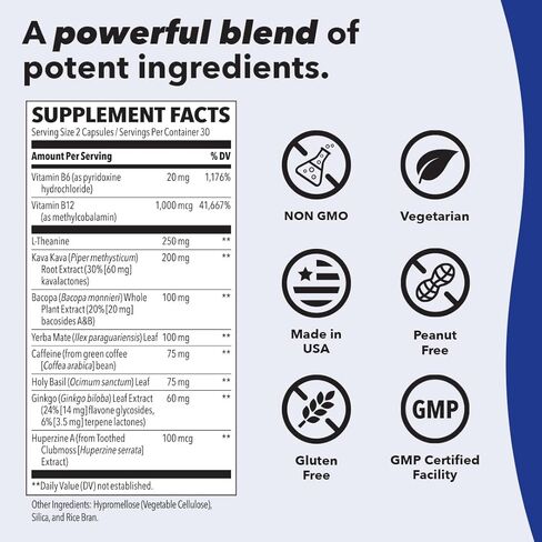Lifeseasons, دعم التركيز Focus-R، عدد 60 in Kuwait