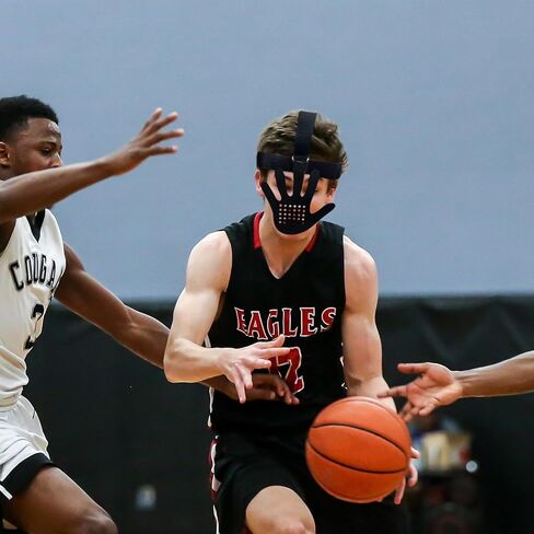 Basketball Face Shield - Sports Nose Guard - Adjustable Headband Protector Gear for Umpire Baseball Football Hockey Catchers Training Paintball in Saudi Arabia