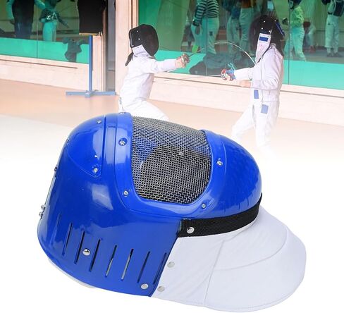 Kids Fencing Face Cover, CE Certified Mesh Face Guard with Anti Piercing Fabric and Reinforced Brim for Foil Epee Sabre Training and Competition in Saudi Arabia