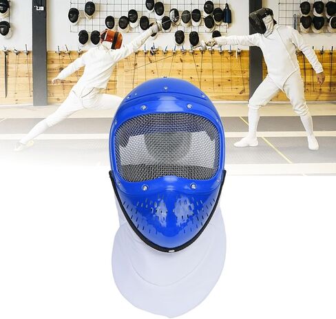 Kids Fencing Face Cover, CE Certified Mesh Face Guard with Anti Piercing Fabric and Reinforced Brim for Foil Epee Sabre Training and Competition in Saudi Arabia