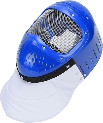 Kids Fencing Face Cover, CE Certified Mesh Face Guard with Anti Piercing Fabric and Reinforced Brim for Foil Epee Sabre Training and Competition in Saudi Arabia