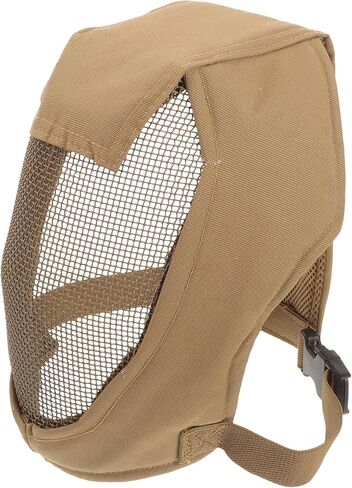 Ciieeo Full Face Steel Mesh Fencing Mask Protective Breathable Cover Military Style Safety Shield for Outdoor Game and Training in Kuwait