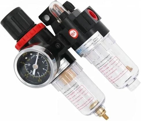 مجموعة ضاغط FRL AFC2000 G1/4 بوصة - مشحم منظم فلتر الهواء مع فصلين عن الماء والزيت من الاتحاد in Kuwait