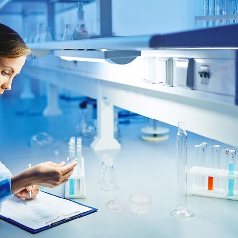 Baluue Weighing Bottles, Tall & Low Form, Clear Borosilicate Glass Bottles with Interchangeable Ground Stopper Lab Equipments Supply in Saudi Arabia