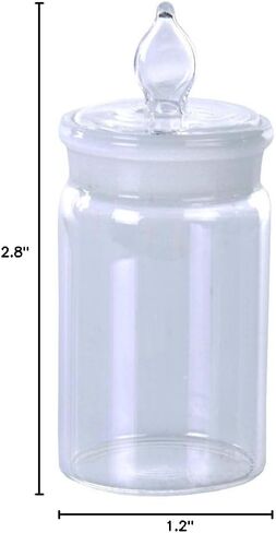Karter Scientific Weighing Bottle, Tall Form, Borosilicate 3.3 Glass, Dim. 30X70mm, 228F4 in Saudi Arabia