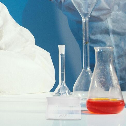 Garneck 2pcs Glass Weighing Bottles for Laboratory with Lid Chemical Glass Weighing Jar Compact and Practical for Lab Samples in Kuwait