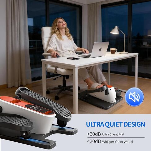 جهاز تمرين الساق البيضاوي مع دواسة كهربائية للجلوس، جهاز تمارين الساق تحت المكتب للمنزل والمكتب، الوضع اليدوي والتلقائي، للأمام والخلف، 12 سرعة لتمرين الساق لكبار السن in Kuwait