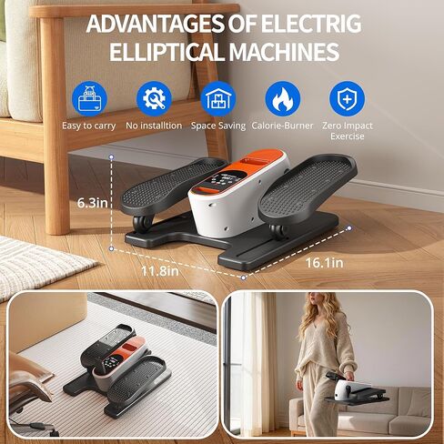 جهاز تمرين الساق البيضاوي مع دواسة كهربائية للجلوس، جهاز تمارين الساق تحت المكتب للمنزل والمكتب، الوضع اليدوي والتلقائي، للأمام والخلف، 12 سرعة لتمرين الساق لكبار السن in Kuwait