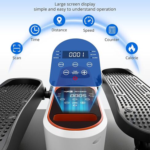 جهاز تمرين الساق البيضاوي مع دواسة كهربائية للجلوس، جهاز تمارين الساق تحت المكتب للمنزل والمكتب، الوضع اليدوي والتلقائي، للأمام والخلف، 12 سرعة لتمرين الساق لكبار السن in Kuwait