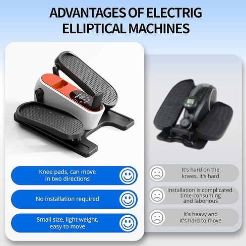 جهاز تمرين الساق البيضاوي مع دواسة كهربائية للجلوس، جهاز تمارين الساق تحت المكتب للمنزل والمكتب، الوضع اليدوي والتلقائي، للأمام والخلف، 12 سرعة لتمرين الساق لكبار السن in Kuwait