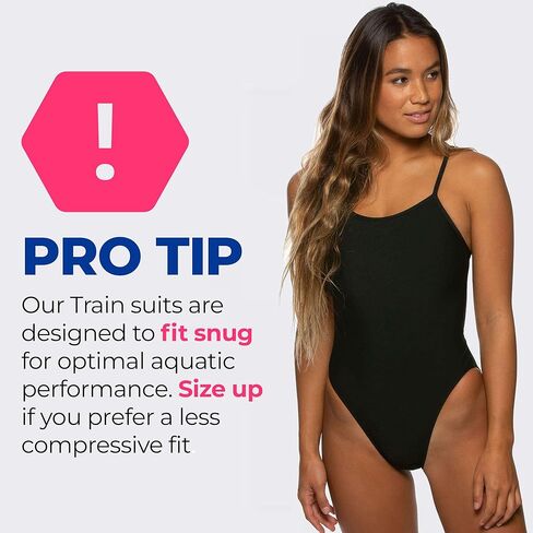 JOLYN Raya Fixed Back Women's Athletic One Piece Swimsuit for Competitive Swimming, Lifeguarding, Medium-Full Coverage in Kuwait