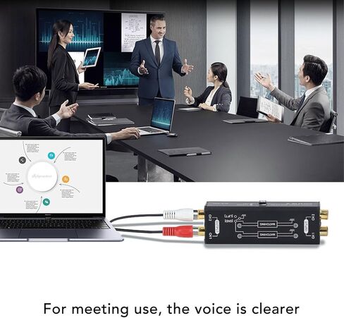 عازل ضوضاء بحلقة أرضية بقناتين، مرشح إشارة صوتية فعال لنقل الجودة ومناسب لغرفة الاجتماعات in Saudi Arabia