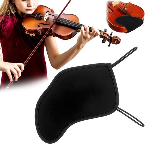 QWORK Violin Shoulder Rest & Chin Rest Pad for 4/4-4/3 Violins for All Players in Saudi Arabia