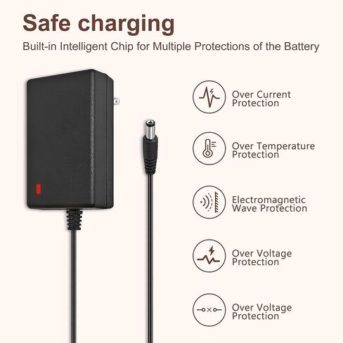 UL Listed 27V Charger for Sharper Image Massage Gun Charger for Sharper Image Massager Power Cord 1011666 2437599 1013002 1012667 1013985 1013983 1014747(NOT 18V), Deep Tissue Massage Guns AC Adapter in Kuwait