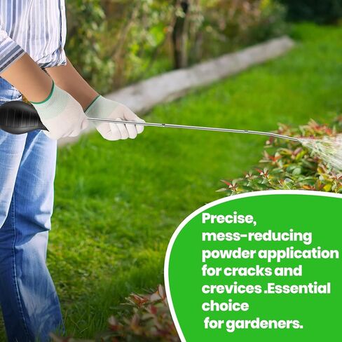 منفضة مسحوق غبار الزجاجة مع أنبوب معدني طويل قابل للتمديد 9 بوصة - 22.5 بوصة 8 أوقية موزع قضيب مسحوق للاستخدام المنزلي الداخلي in Kuwait