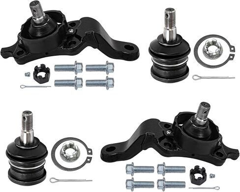 Detroit Axle - مفاصل كرة 4pc الأمامية لـ 04-06 Toyota Tundra Sequoia ، 4 مفاصل الكرة العلوية والسفلية 2004 2005 2006 in Saudi Arabia