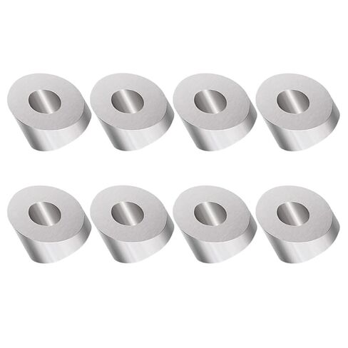 tehaux 8pcs مشطوف الفولاذ المقاوم للصدأ سلك حبل غسالات لأسطح درابزين الكابلات الأجهزة البديلة الزاوية لأعمدة الدرج والتجهيزات السطحية المنحنية المتوافقة مع المحطات الملولبة in Saudi Arabia