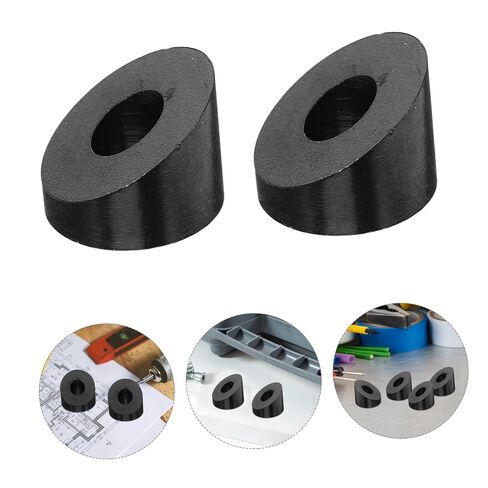 DOITOOL 4pcs Stainless Steel Beveled Angle Washers for Cable Railing Deck Post Bracket Metal Wire Rope Railing Accessories for Garden Fence Easy Install Replacement in Saudi Arabia