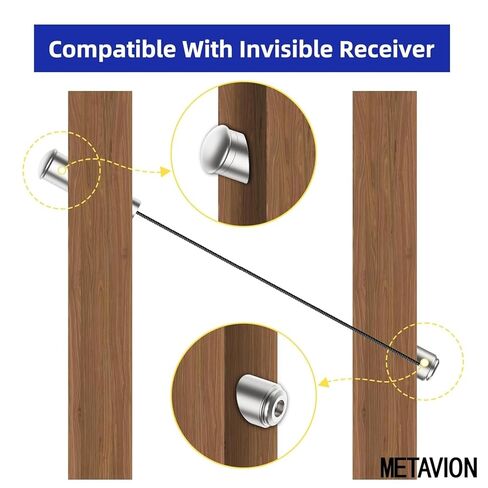 10 Pack 7/16" ID Angle Beveled Washer-T316 Stainless Steel, 25-35 Degree, for 1/8"-3/8" Cable Railing Hardware (Stair/Cable Railing Angle Washer), Fits Wood/Metal Posts in Kuwait