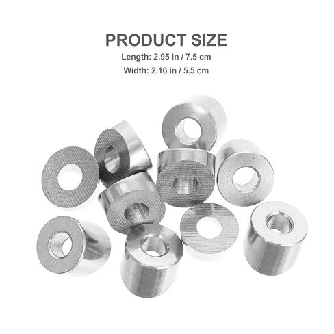 Garneck 10pcs Stainless Steel Angle Beveled Washers Cable Railing Kit for Deck Stair Railings Wire Washers Suitable for Indoor Outdoor in Kuwait