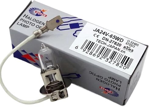 Wikene 1 قطعة/2 قطعة DN-27820 LH-58 JA24V-65W H3 24V 65W Guerra 6705/3 JC 24V65W PKX22S الكوارتز ضوء لمبة الأسنان العلوية الجراحية مصباح 1 قطعة/2 قطعة (2 قطعة) in Kuwait