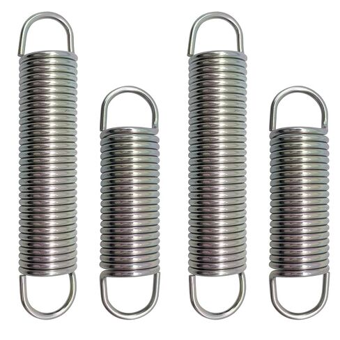 Extension Spring 0.072 GA x 5/8 in. x 2-1/2in & 3-1/4 in for SP 9618 9610 685447 Zinc-Plated Finish Made of Spring Steel Construction Single Loop Open 4 Pack in Saudi Arabia