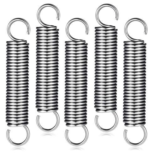 5 PCS Small Extension Springs Dual Hook Ends, 2" Length 0.35" OD Compression Stainless Steel Extension Springs Kit for Hobby DIY Crafting Home Repairs, Durable Reliable in Kuwait
