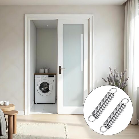 5 PCS Small Extension Springs Dual Hook Ends, 2" Length 0.35" OD Compression Stainless Steel Extension Springs Kit for Hobby DIY Crafting Home Repairs, Durable Reliable in Kuwait