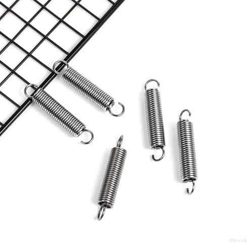 5 PCS Small Extension Springs Dual Hook Ends, 2" Length 0.35" OD Compression Stainless Steel Extension Springs Kit for Hobby DIY Crafting Home Repairs, Durable Reliable in Kuwait
