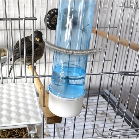10 Pcs Extension Spring, Stainless Steel Spring with 2 Clips to Hold Rabbit Water Dispenser Drinking Bottle, Small Springs for Feeding or Watering Small Animals, Can Be Used Alone or in Combination in Kuwait