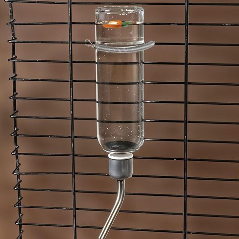 10 Pcs Extension Spring, Stainless Steel Spring with 2 Clips to Hold Rabbit Water Dispenser Drinking Bottle, Small Springs for Feeding or Watering Small Animals, Can Be Used Alone or in Combination in Kuwait