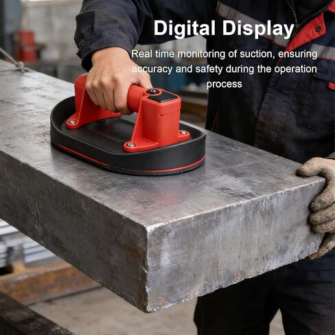 Fafeicy Electric Suction Cup Floor Gap Repair Tool with Digital Display High Suction Force 260kg Large Area for Construction and Manufacturing in Saudi Arabia