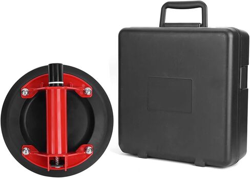 8 Inch Vacuum Suction Cup for Lifting Glass, Manual Pump Handle with Non Finish, Rustproof Plastic Material, Load 100kg in Saudi Arabia
