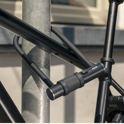 AXA Combo 8 Bike U-Lock, Anti-Theft Security with 4-Digit Resettable Combo Code, 12mm Hardened Steel, Ideal for Scooters, Road & Mountain Bikes in Kuwait