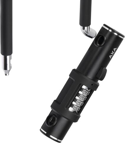 AXA Combo 8 Bike U-Lock, Anti-Theft Security with 4-Digit Resettable Combo Code, 12mm Hardened Steel, Ideal for Scooters, Road & Mountain Bikes in Kuwait
