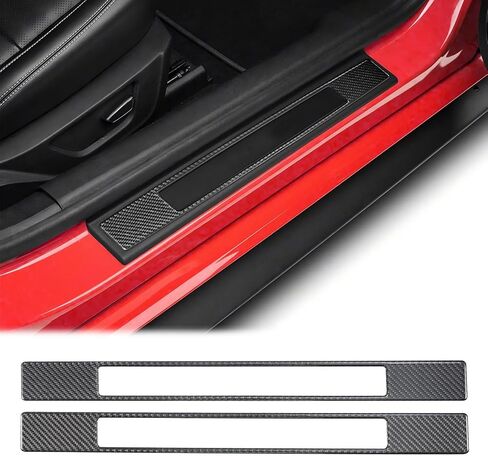 Real Carbon Fiber Interior Trim Kits Compatible with Ford Mustang 2015-2023, Car Interior Decor Sticker Accessories (31 PCS) in Kuwait