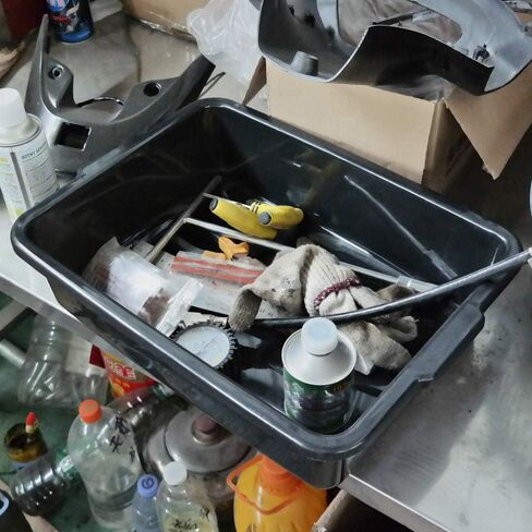 Black Commercial Plastic Bus Box, Bus Tub, Set of 3 in Kuwait