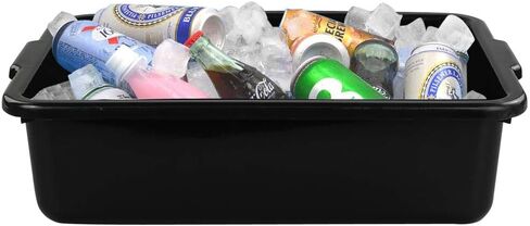 Black Commercial Plastic Bus Box, Bus Tub, Set of 3 in Kuwait