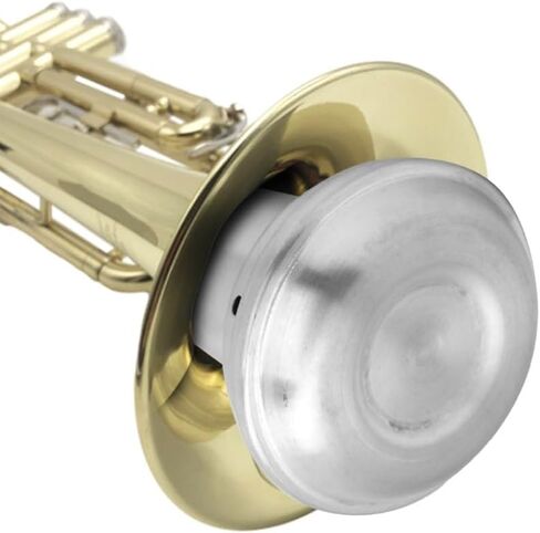 Aluminum Trumpet Straight Mute - Pocket Practice Mute Silencer 110mm Brass Instrument Silencer for Quiet Training in Kuwait