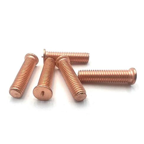 Welding Studs, 2/50pc M3-M10 Carbon Steel Copper Plated Stud Weld Spot Welding(70mm,10pcs M4) in Saudi Arabia